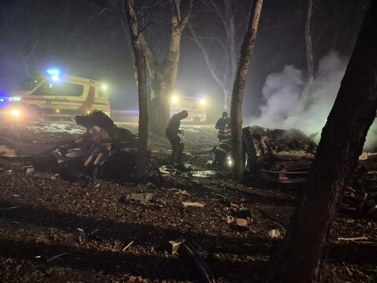 A baleset helyszíne / Fotó: Paraméter